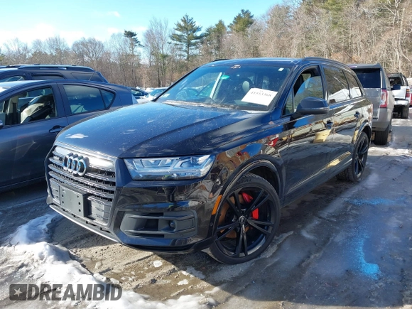 2019 Audi Q7 Prestige with VIN WA1VAAF70KD049749, listed as a IAAI auction lot 41553368 with 88,621 mi miles. Bid and sale history available at carsss.com. Image 17.