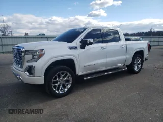 2020 GMC Sierra 1500 Denali with VIN 3GTU9FED4LG146715, listed as a Copart auction lot 82092934 with 97,320 mi miles and Salvage title. Bid and sale history available at DreamBid. Image 1.