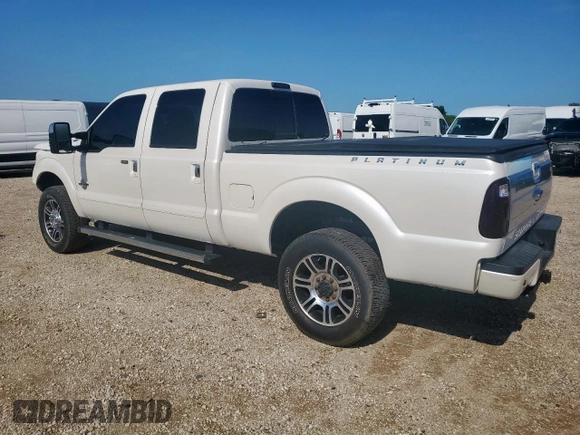 2016 Ford F-350 Platinum with VIN 1FT8W3BT8GEB92274, listed as a Copart auction lot 64411665 with 57,812 mi miles and Salvage title. Bid and sale history available at DreamBid. Image 2.