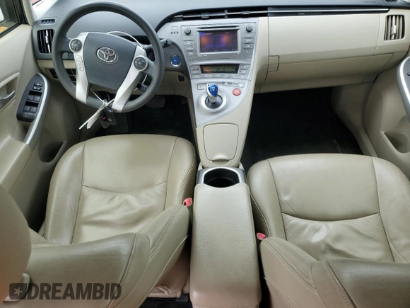 2013 Toyota Prius One with VIN JTDKN3DU6D5645866, listed as a Copart auction lot 54326485 with 92,851 mi miles and Salvage Title. Bid and sale history available at DreamBid. Image 8.