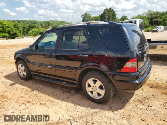 2005 Mercedes-Benz M 350 with VIN 4JGAB57E65A561071, listed as a Copart auction lot 58120345 with 170,427 mi miles and Salvage title. Bid and sale history available at DreamBid. Image 2.