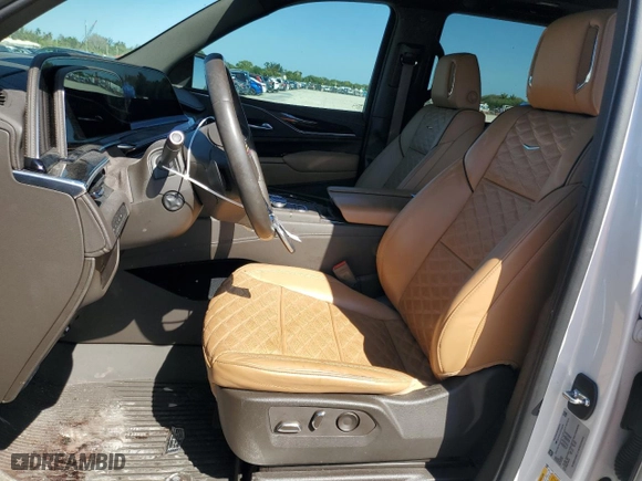 2022 Cadillac Escalade 4WD Premium Luxury with VIN 1GYS4BKL1NR336236, listed as a Copart auction lot 49433965 with 25,106 mi miles and Salvage Title. Bid and sale history available at carsss.com. Image 7.