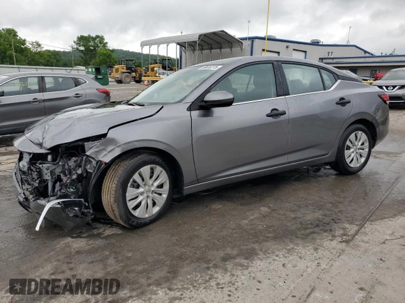 2024 Nissan Sentra S z VIN 3N1AB8BV9RY290833, wystawiony jako Copart lot #55655275 z przebiegiem 35 999 mil mil oraz Szkoda całkowita • Salvage title. Historia ofert i sprzedaży dostępna na DreamBid. Obrazek 1.