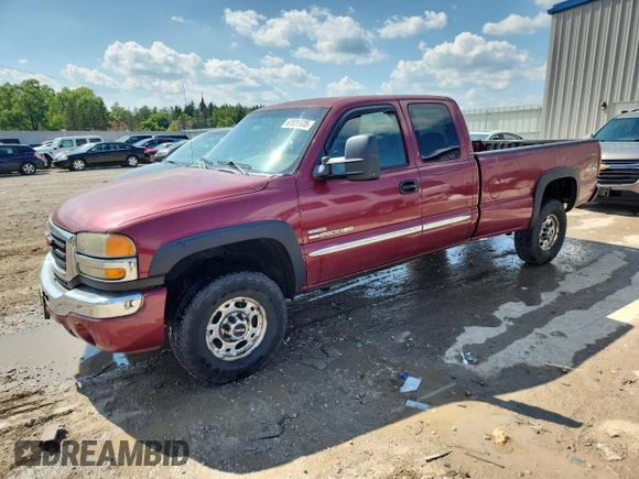 2006 GMC Sierra 2500HD Work Truck with VIN 1GTHK29D66E223055, listed as a Copart auction lot 62826635 with 355,735 mi miles and Non repairable. Bid and sale history available at DreamBid. Image 1.