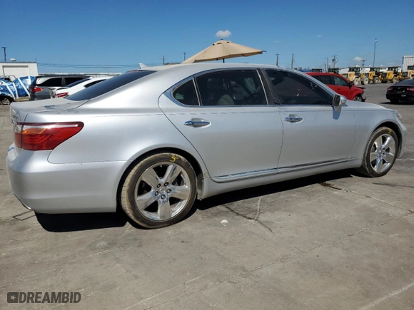 2011 Lexus LS 460 L with VIN JTHGL5EF9B5044325, listed as a Copart auction lot 68681814 with NaN miles and Salvage Title. Bid and sale history available at carsss.com. Image 3.