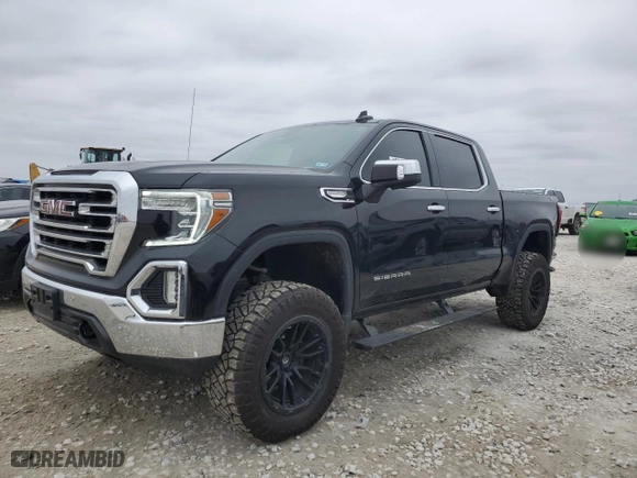 2021 GMC Sierra 1500 SLT with VIN 3GTU9DED7MG319939, listed as a Copart auction lot 46341685 with 58,825 mi miles and Salvage Title. Bid and sale history available at carsss.com. Image 1.