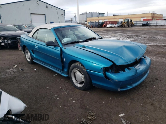 1994 Ford Mustang with VIN 1FALP4444RF169919, listed as a Copart auction lot 86349994 with 273,020 mi miles and Salvage title. Bid and sale history available at DreamBid. Image 4.
