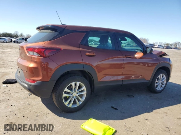 2021 Chevrolet TrailBlazer LS with VIN KL79MNSL2MB051037, listed as a Copart auction lot 49514115 with 68,180 mi miles and Salvage Title. Bid and sale history available at carsss.com. Image 3.
