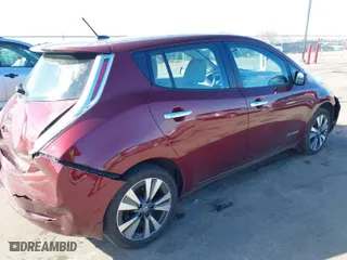 2017 Nissan LEAF SV with VIN 1N4BZ0CP4HC304648, listed as a IAAI auction lot 41701912 with NaN miles. Bid and sale history available at carsss.com. Image 4.