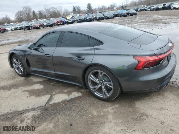 2024 Audi e-tron GT Premium Plus with VIN WAUFJBFW0R7000208, listed as a Copart auction lot 49434575 with NaN miles and Salvage Title. Bid and sale history available at carsss.com. Image 2.