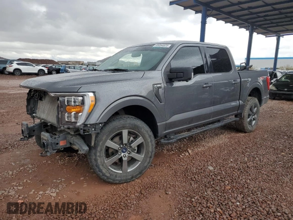 2022 Ford F-150 XL with VIN 1FTFW1E50NKD51554, listed as a Copart auction lot 48054025 with 40,898 mi miles and Salvage Title. Bid and sale history available at DreamBid. Image 1.