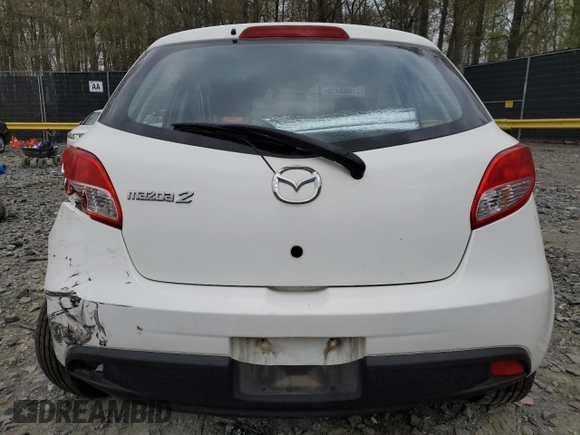 2014 Mazda 2 Sport with VIN JM1DE1KY3E0181629, listed as a Copart auction lot 51043475 with 107,849 mi miles and Salvage Title. Bid and sale history available at carsss.com. Image 6.