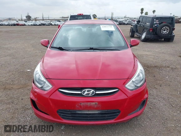 2015 Hyundai Accent GLS with VIN KMHCT4AE6FU848256, listed as a IAAI auction lot 42052721 with 63,453 mi miles. Bid and sale history available at carsss.com. Image 12.