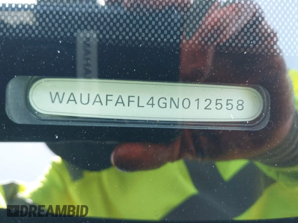 2016 Audi A4 Premium с VIN WAUAFAFL4GN012558, выставлен на аукционе IAAI как лот 42335764 с пробегом 98 852 миль миль и . История ставок и продаж доступна на DreamBid. Изображение 9.