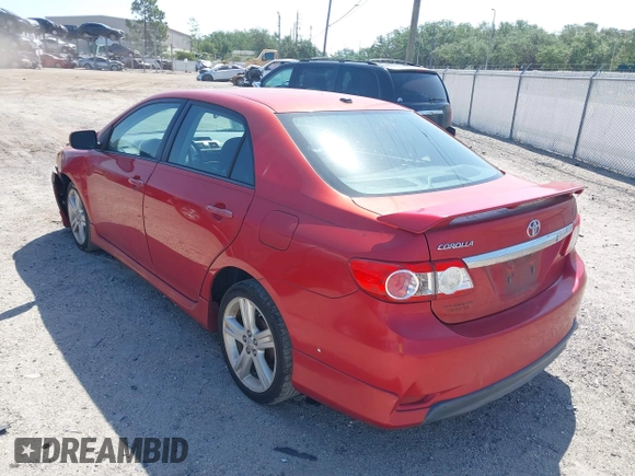 2013 Toyota Corolla L with VIN 2T1BU4EE6DC983318, listed as a IAAI auction lot 42013381 with 189,649 mi miles. Bid and sale history available at carsss.com. Image 3.