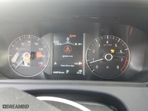 2019 Land Rover Range Rover Velar S with VIN SALYB2EX0KA795149, listed as a Copart auction lot 41419445 with NaN miles and Salvage Title. Bid and sale history available at carsss.com. Image 9.