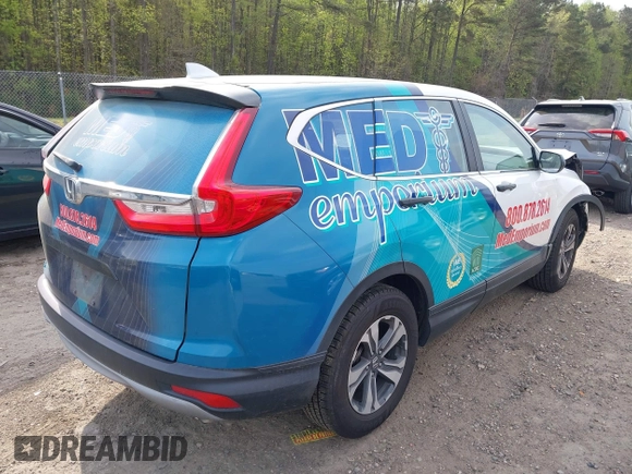 2019 Honda CR-V LX with VIN 2HKRW5H35KH419548, listed as a IAAI auction lot 41923516 with 127,746 mi miles and . Bid and sale history available at carsss.com. Image 4.