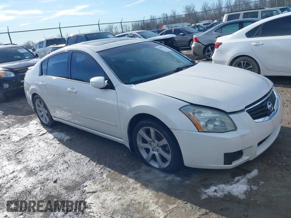 2007 Nissan Maxima 3.5 SE with VIN 1N4BA41E57C821830, listed as a IAAI auction lot 41609251 with 232,052 mi miles. Bid and sale history available at carsss.com. Image 1.