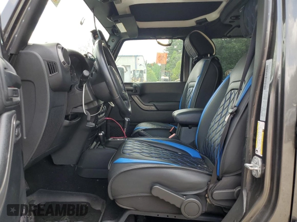 2017 Jeep Wrangler Unlimited Sport with VIN 1C4HJWDG3HL542066, listed as a Copart auction lot 62637435 with Not provided miles and Salvage title. Bid and sale history available at DreamBid. Image 7.