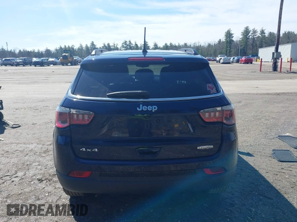 2020 Jeep Compass Latitude with VIN 3C4NJDBB0LT117321, listed as a IAAI auction lot 42027512 with 42,840 mi miles and . Bid and sale history available at DreamBid. Image 16.