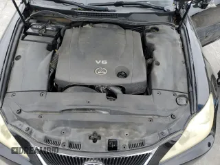 2008 Lexus IS with VIN JTHBK262482071014, listed as a Copart auction lot 53658945 with 127,798 mi miles and Salvage Title. Bid and sale history available at carsss.com. Image 11.