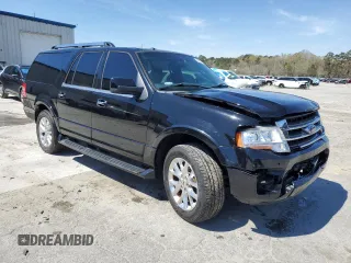 2017 Ford Expedition Max Limited with VIN 1FMJK1KT6HEA07539, listed as a Copart auction lot 49655755 with 102,334 mi miles and Salvage Title. Bid and sale history available at DreamBid. Image 4.
