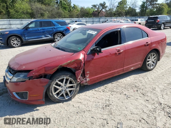 2010 Ford Fusion SEL with VIN 3FAHP0JA2AR222374, listed as a Copart auction lot 53811025 with 221,593 mi miles and Clean Title. Bid and sale history available at DreamBid. Image 1.