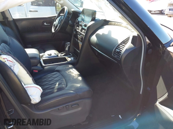 2022 Nissan Armada Platinum with VIN JN8AY2DA0N9390388, listed as a IAAI auction lot 41291488 with 42,545 mi miles and . Bid and sale history available at DreamBid. Image 5.