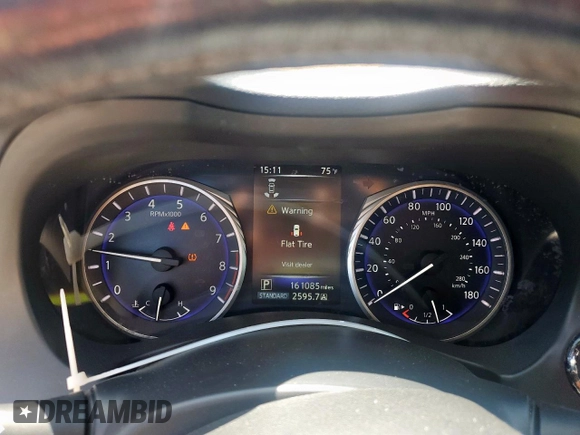 2014 Infiniti Q50 Sport with VIN JN1BV7AR6EM695314, listed as a Copart auction lot 59953085 with 161,085 mi miles and Clean title. Bid and sale history available at DreamBid. Image 9.