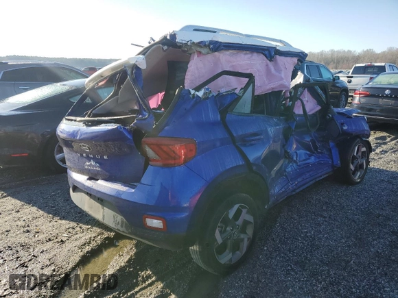 2023 Hyundai Venue Limited with VIN KMHRC8A32PU245659, listed as a Copart auction lot 48471975 with Not Provided miles and Salvage Title. Bid and sale history available at DreamBid. Image 3.