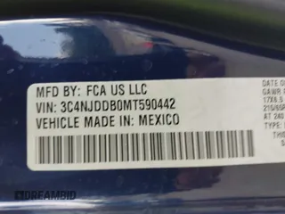 2021 Jeep Compass Trailhawk with VIN 3C4NJDDB0MT590442, listed as a IAAI auction lot 42543530 with 66,669 mi miles and . Bid and sale history available at DreamBid. Image 9.