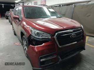 2021 Subaru Ascent Premium with VIN 4S4WMACD3M3469991, listed as a IAAI auction lot 42750127 with 34,543 mi miles and . Bid and sale history available at DreamBid. Image 1.