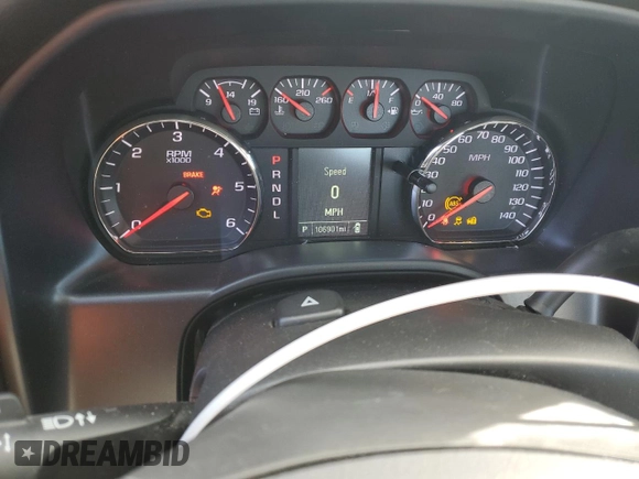 2018 Chevrolet Silverado 1500 Work Truck with VIN 1GCRCNEH2JZ285582, listed as a Copart auction lot 88350275 with 106,901 mi miles and Salvage Title. Bid and sale history available at carsss.com. Image 9.