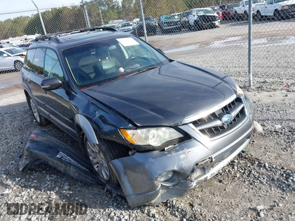 2009 Subaru Outback 3.0R Ltd with VIN 4S4BP85C494328013, listed as a IAAI auction lot 41186697 with 125,162 mi miles. Bid and sale history available at carsss.com. Image 1.