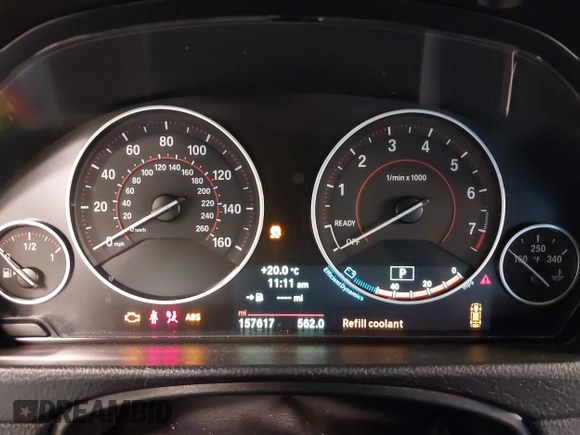 2014 BMW 3 Series 328i xDrive with VIN WBA3B5C54EP540944, listed as a IAAI auction lot 42105556 with 157,617 mi miles. Bid and sale history available at carsss.com. Image 15.