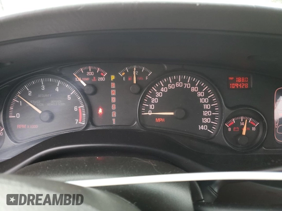 2002 Pontiac Bonneville SE z VIN 1G2HX54K124101510, wystawiony jako Copart lot #56788015 z przebiegiem 109 428 mil mil oraz Szkoda całkowita • Salvage title. Historia ofert i sprzedaży dostępna na DreamBid. Obrazek 9.