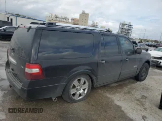 2008 Ford Expedition EL Limited with VIN 1FMFK20588LA22832, listed as a Copart auction lot 86062354 with 176,746 mi miles and Salvage Title. Bid and sale history available at carsss.com. Image 3.