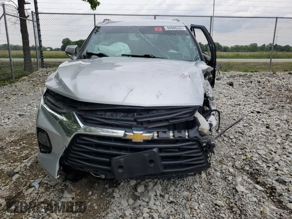 2020 Chevrolet Blazer LT z VIN 3GNKBCRS5LS606455, wystawiony jako Copart lot #58908335 z przebiegiem Nie podano mil oraz Nie do naprawy • Non repairable. Historia ofert i sprzedaży dostępna na DreamBid. Obrazek 5.