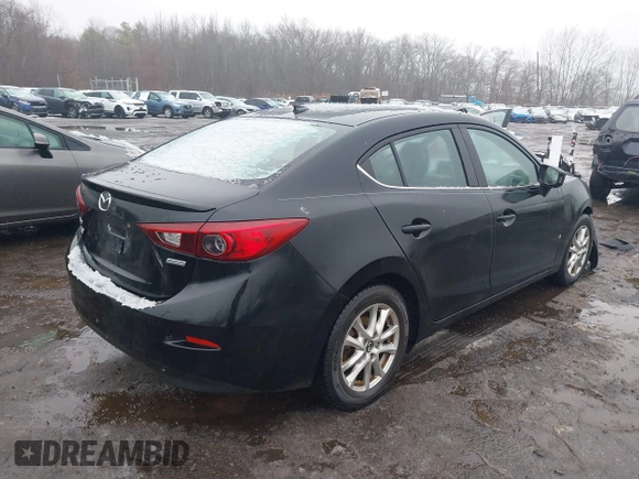2014 Mazda 3 i Grand Touring with VIN JM1BM1W79E1155302, listed as a IAAI auction lot 41512501 with 98,635 mi miles and . Bid and sale history available at DreamBid. Image 4.