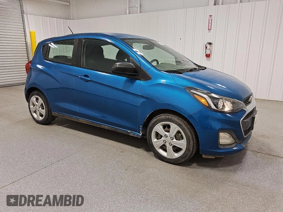 2020 Chevrolet Spark LS with VIN KL8CB6SA7LC481005, listed as a Copart auction lot 48429925 with 74,760 mi miles and Clean Title. Bid and sale history available at DreamBid. Image 4.