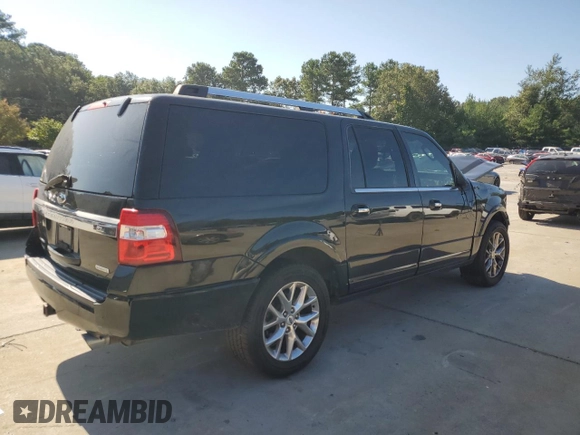 2015 Ford Expedition Max Limited with VIN 1FMJK1KT9FEF44144, listed as a Copart auction lot 68634894 with 81,211 mi miles and Salvage Title. Bid and sale history available at carsss.com. Image 3.