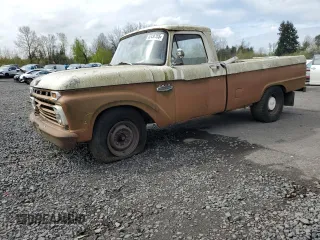 1966 Ford F-250 z VIN F25YR872296, wystawiony jako Copart lot #52436355 z przebiegiem 22 587 mil mil oraz Czysty tytuł • Clean title. Historia ofert i sprzedaży dostępna na DreamBid. Obrazek 1.