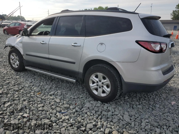 2015 Chevrolet Traverse LS z VIN 1GNKRFKDXFJ156753, wystawiony jako Copart lot #54516265 z przebiegiem 151 487 mil mil oraz Szkoda całkowita • Salvage title. Historia ofert i sprzedaży dostępna na DreamBid. Obrazek 2.