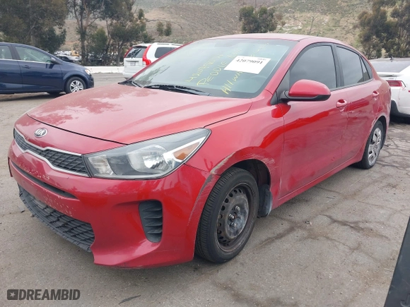 2018 Kia Rio LX with VIN 3KPA24AB5JE074366, listed as a IAAI auction lot 42079091 with 135,755 mi miles. Bid and sale history available at carsss.com. Image 18.