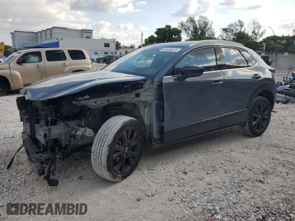 2021 Mazda CX-30 Premium with VIN 3MVDMBDY2MM306250, listed as a Copart auction lot 53430615 with 59,112 mi miles and Salvage title. Bid and sale history available at DreamBid. Image 1.