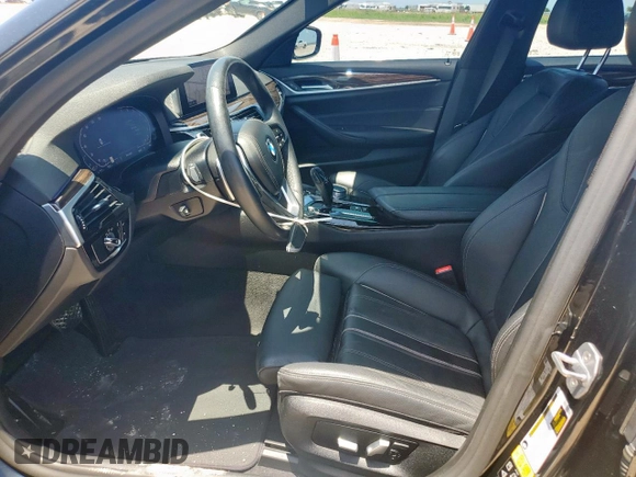 2020 BMW 5 Series 540i xDrive with VIN WBAJS3C02LCE01869, listed as a Copart auction lot 58245235 with 47,144 mi miles and Salvage title. Bid and sale history available at DreamBid. Image 7.