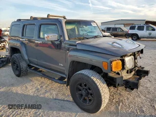2008 Hummer H3 SUV with VIN 5GTEN13E688193085, listed as a Copart auction lot 83039714 with 106,990 mi miles and Salvage Title. Bid and sale history available at carsss.com. Image 4.