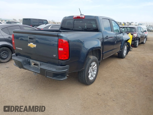 2019 Chevrolet Colorado 2WD LT with VIN 1GCGSCEAXK1191130, listed as a IAAI auction lot 42023742 with 86,914 mi miles and . Bid and sale history available at DreamBid. Image 4.