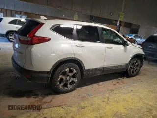2018 Honda CR-V EX-L with VIN 5J6RW2H87JL017559, listed as a Copart auction lot 46230535 with 121,419 mi miles and Salvage Title. Bid and sale history available at DreamBid. Image 3.