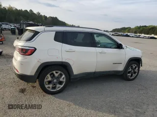 2020 Jeep Compass Limited with VIN 3C4NJCCB3LT142772, listed as a Copart auction lot 50570795 with 85,993 mi miles and Salvage Title. Bid and sale history available at DreamBid. Image 3.